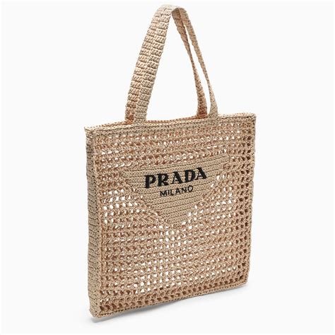 prada crochet tote bag dupe|prada wicker tote bag.